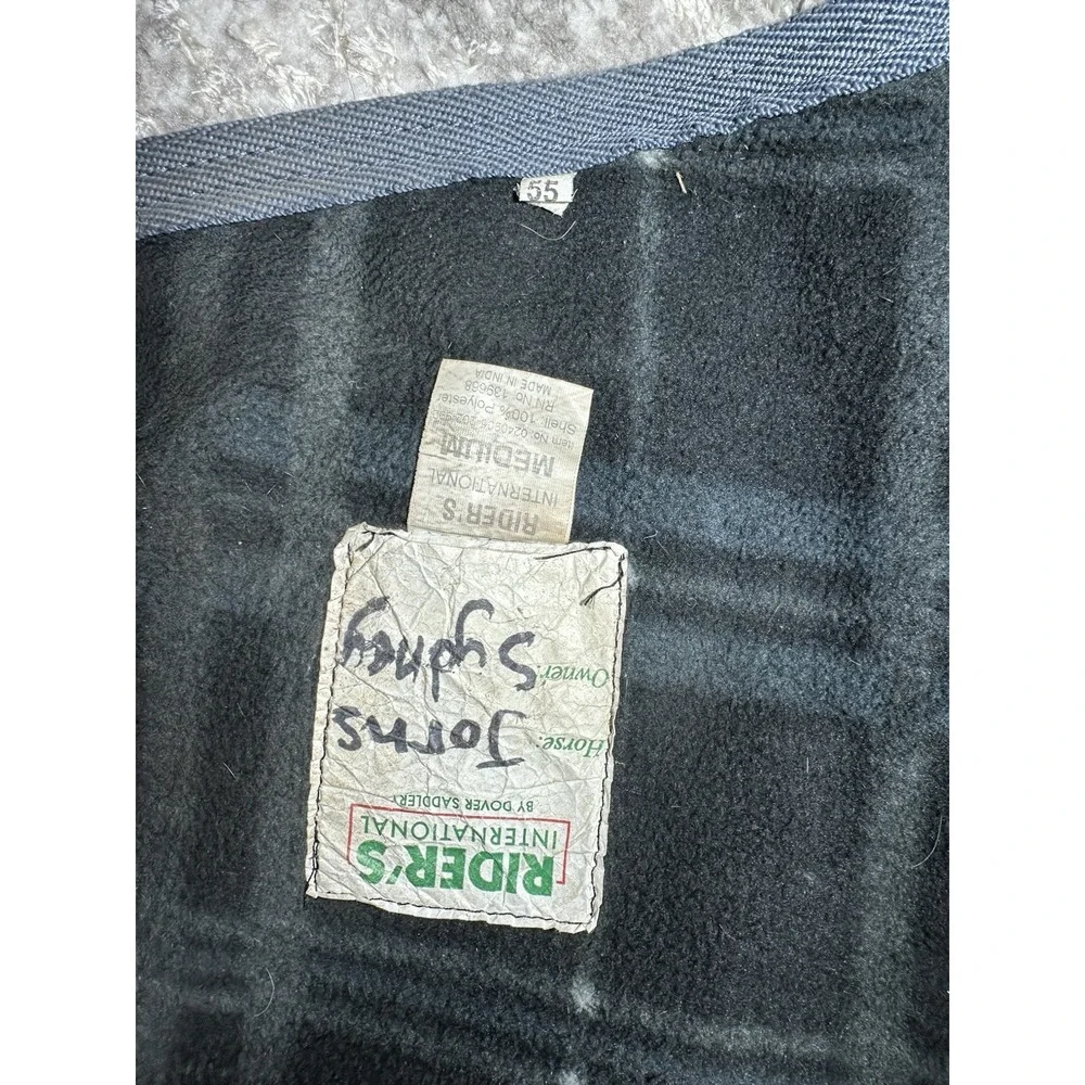 Riders International-Dover saddlery fleece horse blanket Size Medium (55
